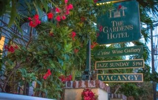 The garden's hotel in San Francisco, California offers key west wedding packages.