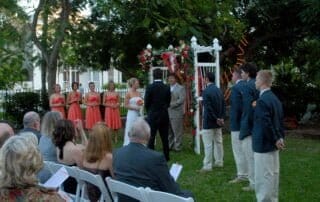 A picturesque garden wedding ceremony in Key West