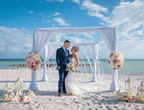 Luxury Canopy with Custom Floral Decor