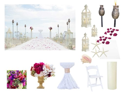 White Wedding Aisle