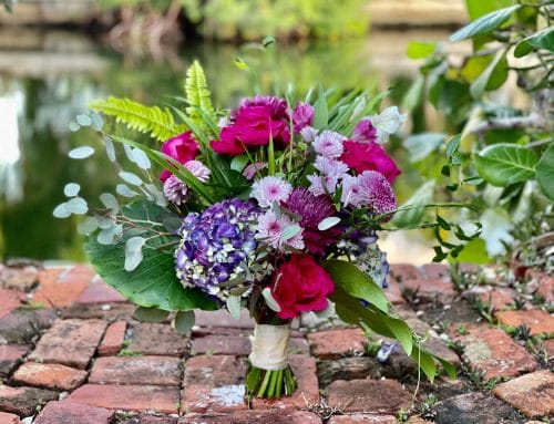 Wild Tropical Style Wedding Bouquet