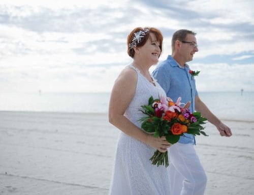 Wild Tropical Style Wedding Bouquet