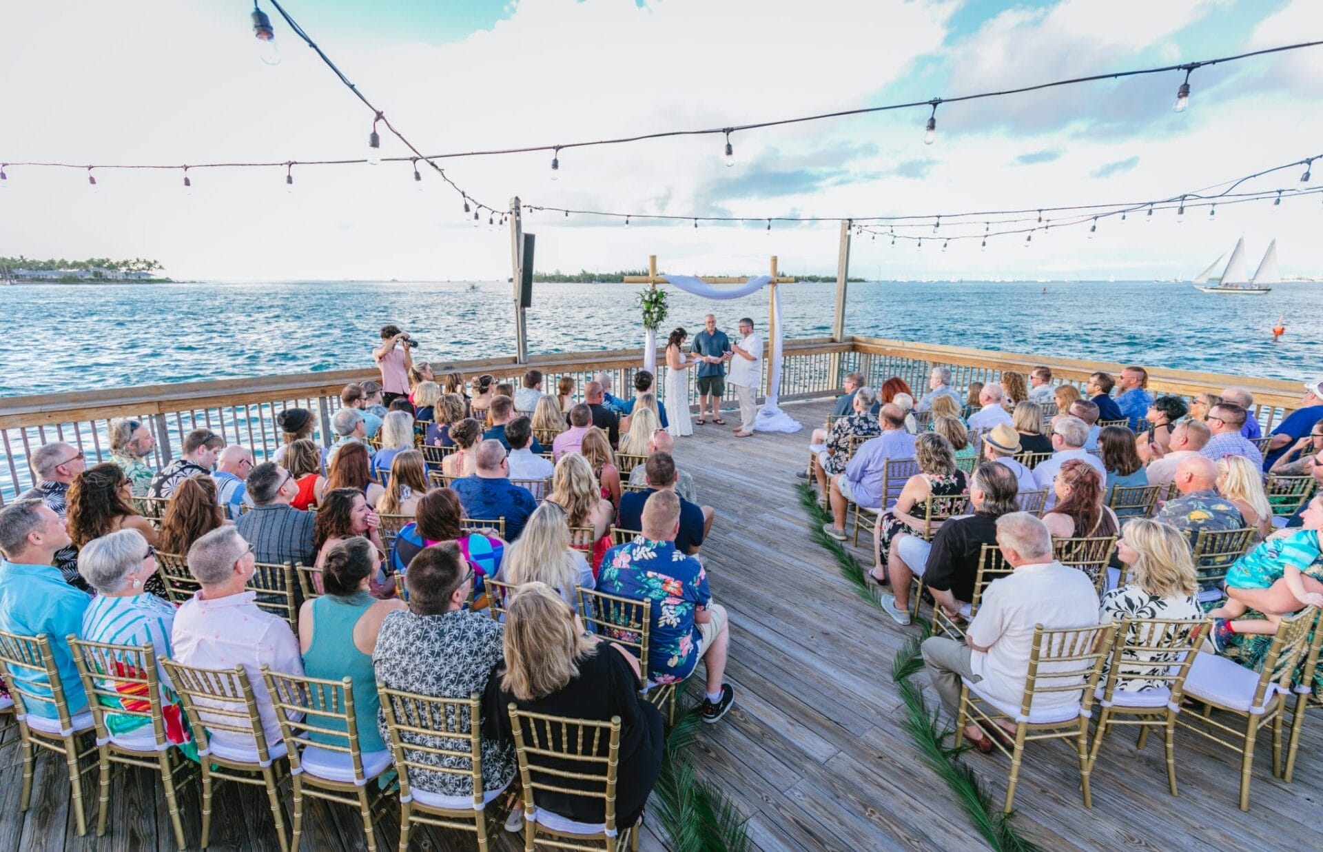 Ocean Key Resort and Spa Wedding at Sunset Pier